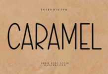 Caramel Font Poster 1