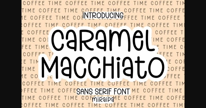 Caramel Macchiato Font Poster 3