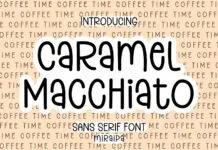 Caramel Macchiato Font Caramel Macchiato Font Poster 1