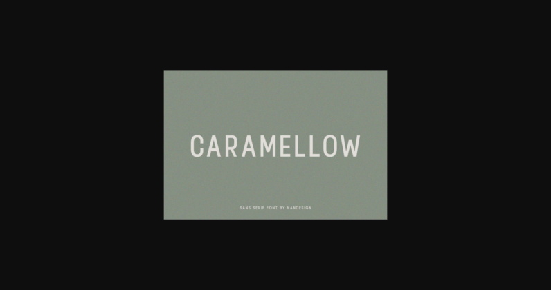 Caramellow Font Poster 3