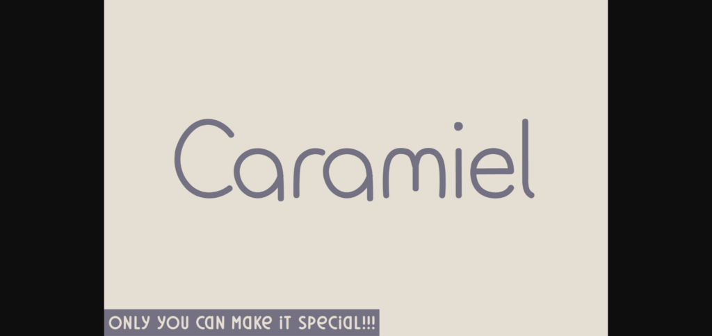 Caramiel Font Poster 1