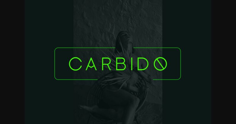 Carbido Font Poster 3