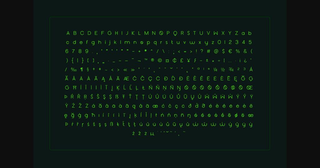 Carbido Font Poster 4