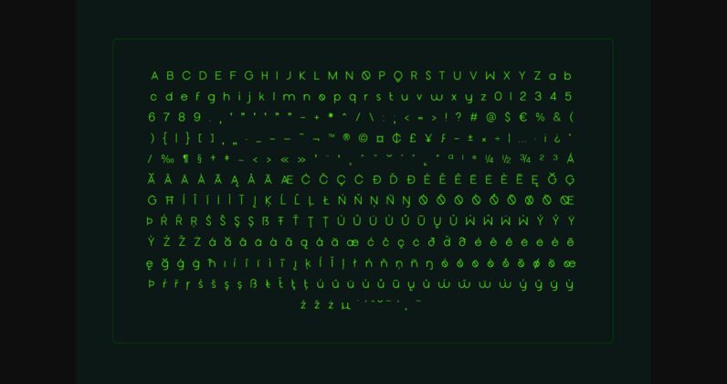 Carbido Font Poster 4