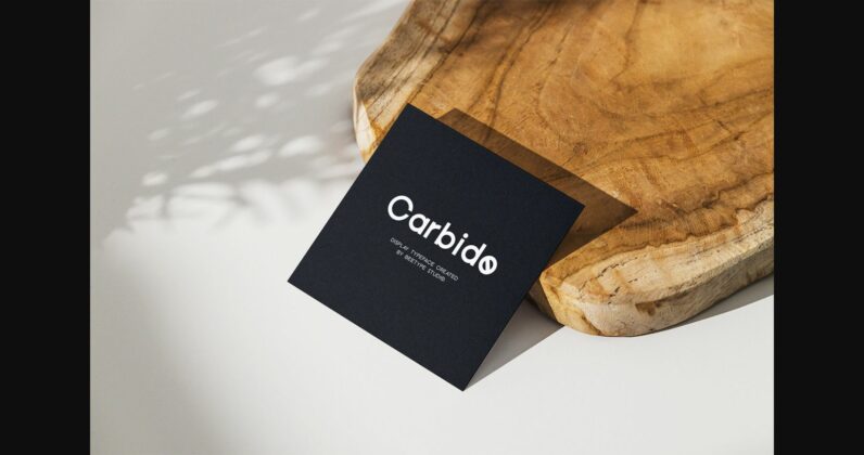 Carbido Font Poster 7