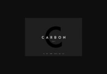 Carbon Font Poster 1