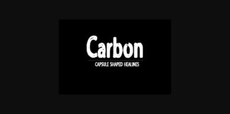 Carbon Font Poster 1