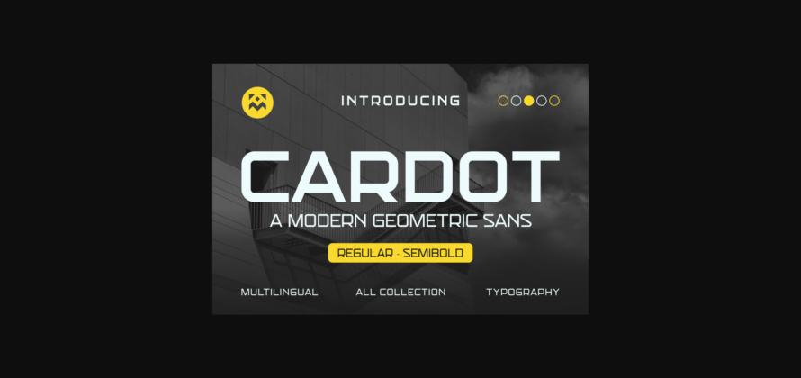 Cardot Font Poster 3