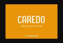 Caredo Font Poster 1