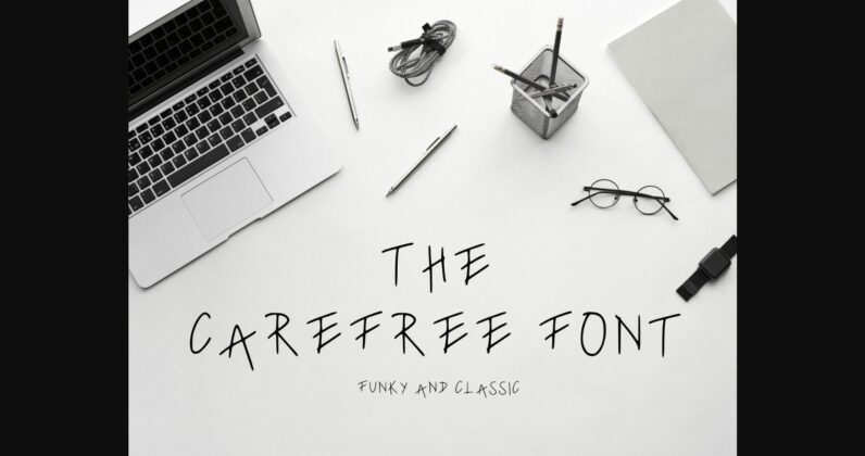 Carefree Font Poster 3
