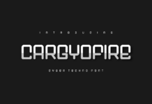 Cargyofire Font Poster 1