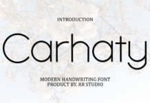 Carhaty Font Poster 1