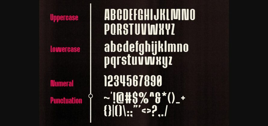 Caridora Font Poster 5