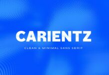 Carientz Font Poster 1