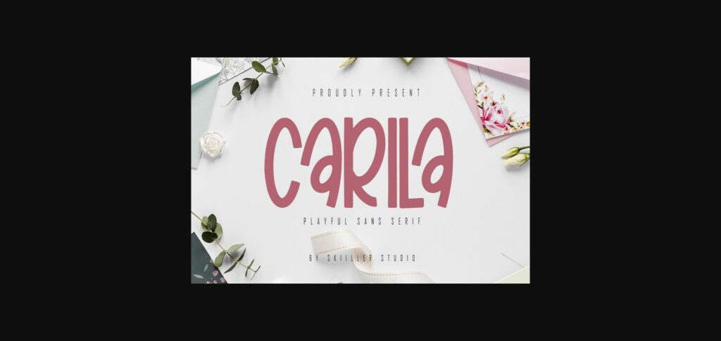 Carila Font Poster 3