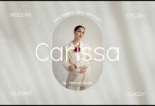 Carissa Font Poster 1