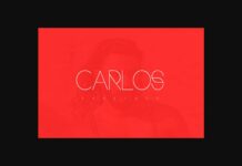 Carlos Font Poster 1