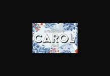 Carol Font Carol Font Poster 1