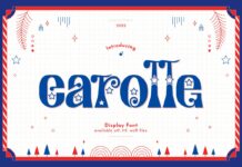 Carolle Font Poster 1