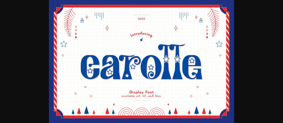 Carolle Font Poster 1