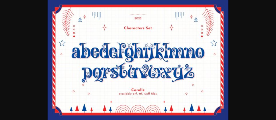 Carolle Font Poster 6