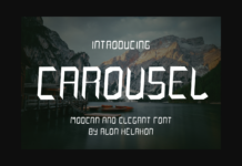 Carousel Font Poster 1