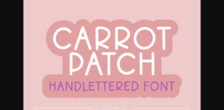Carrot Patch Font Poster 1