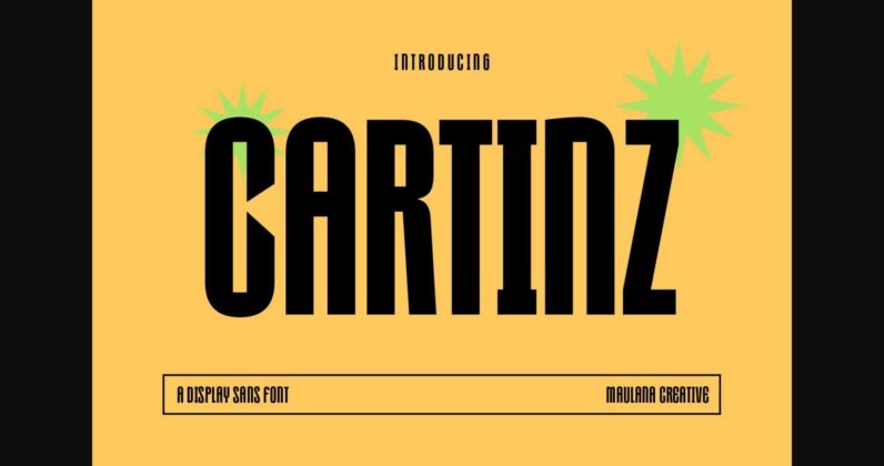 Cartinz Font Poster 3