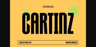 Cartinz Font Poster 1