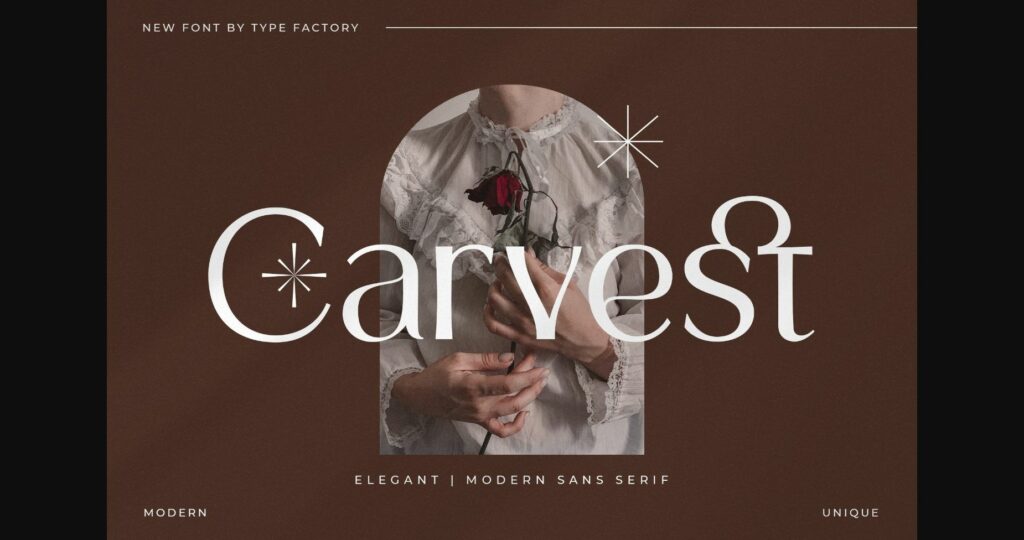 Carvest Font Poster 1