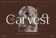 Carvest Font Poster 1