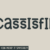 Cassisfin Font