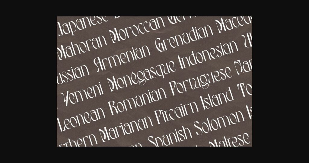 Cassnoary Font Poster 6