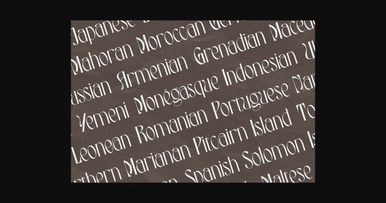 Cassnoary Font Poster 6