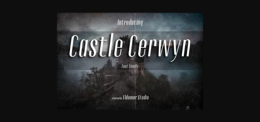 Castle Cerwyn Font Poster 3