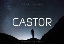 Castor Font Poster 1