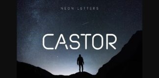 Castor Font Poster 1