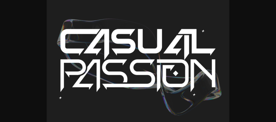 Casual Passion Font Poster 3
