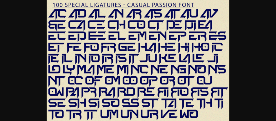 Casual Passion Font Poster 9