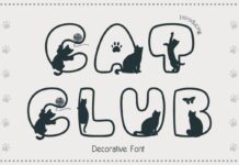 Cat Club Font Poster 1