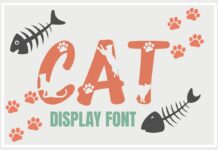 Cat Font Poster 1