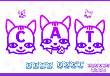 Cat Font Poster 1