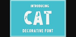 Cat Lady Font Poster 1