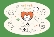 Cat Talk Font Poster 1