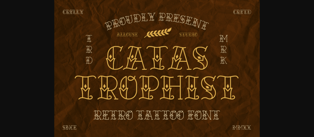 Catastrophist Font Poster 3