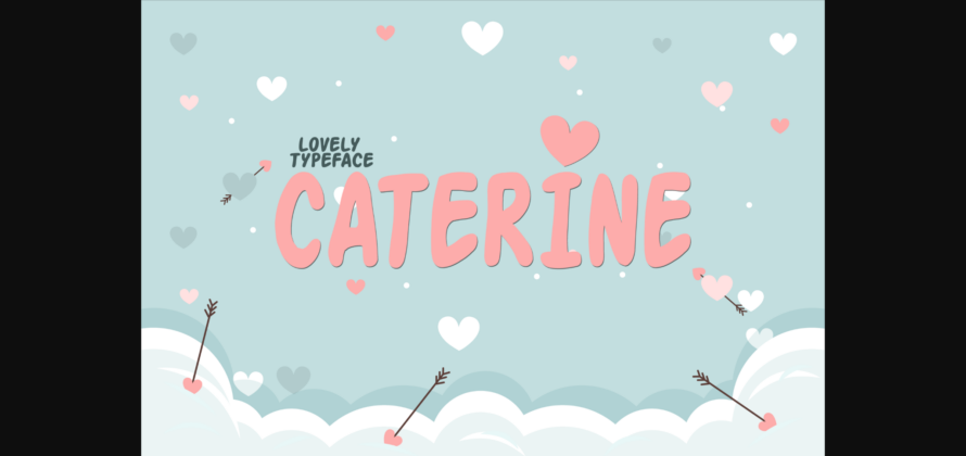 Caterine Font Poster 3