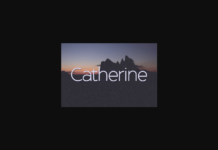 Catherine Font Poster 1