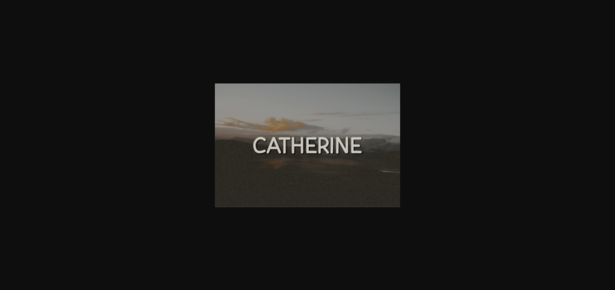 Catherine Font Poster 3