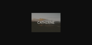 Catherine Font Poster 1