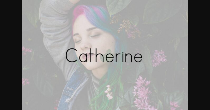 Catherine Font Poster 3